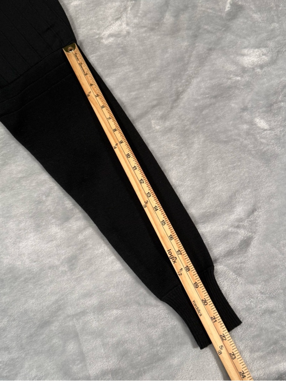 Vintage Hermans Sweater Mens M (Fits S) Slim Fit Wool Acrylic Black - Picture 7 of 7
